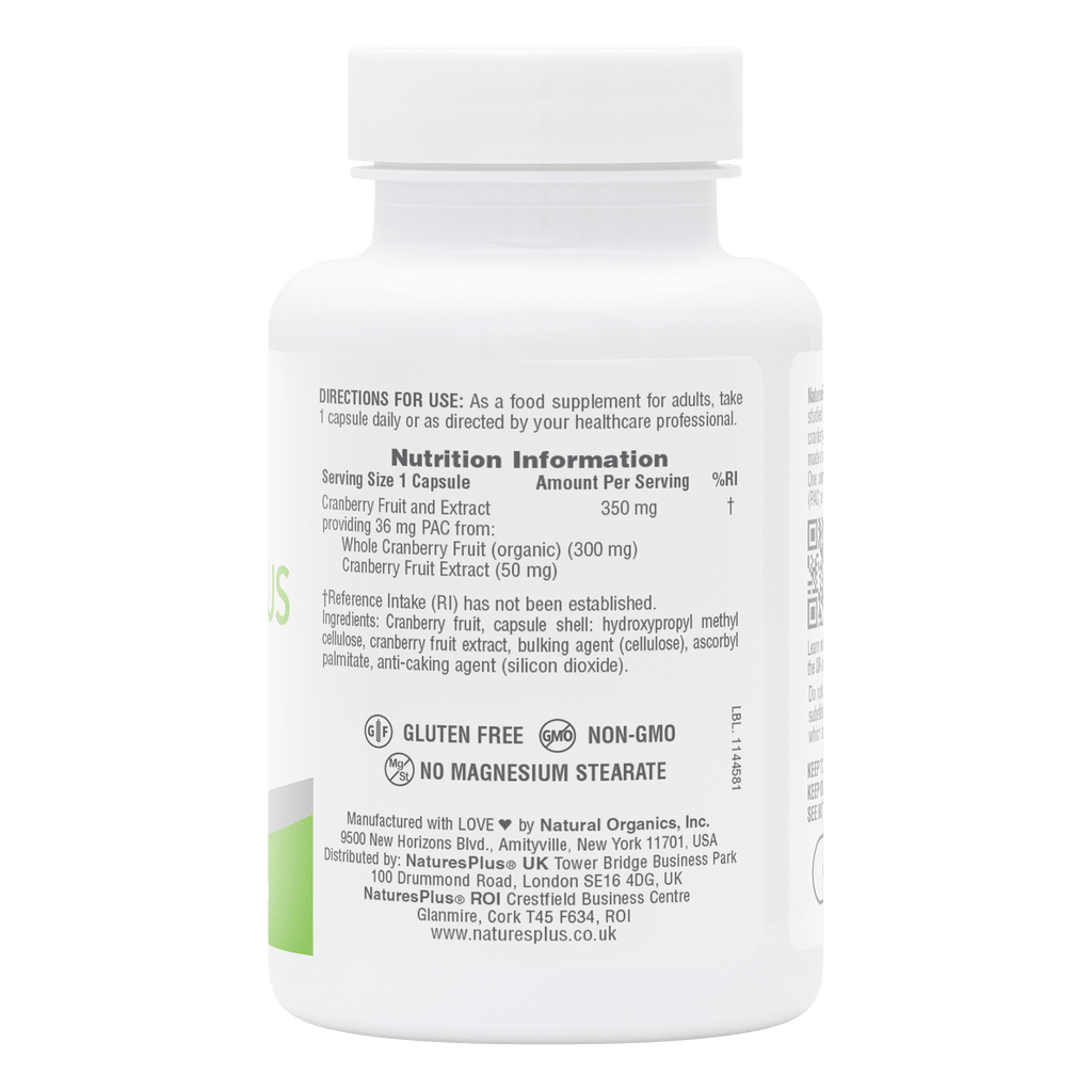 NaturesPlus PRO Cranberry Plus Capsules