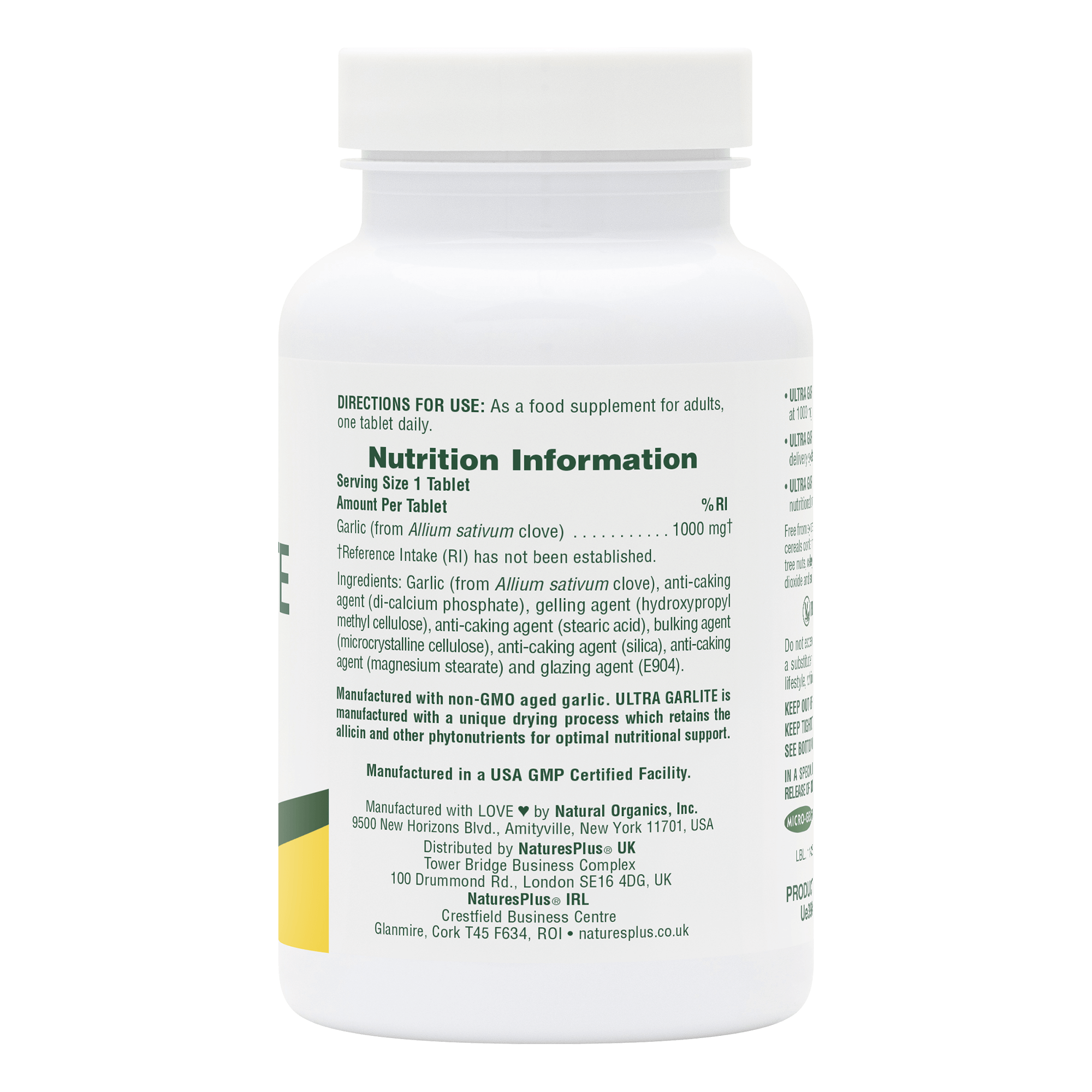 Ultra Garlite® 1000 mg Sustained Release Tablets