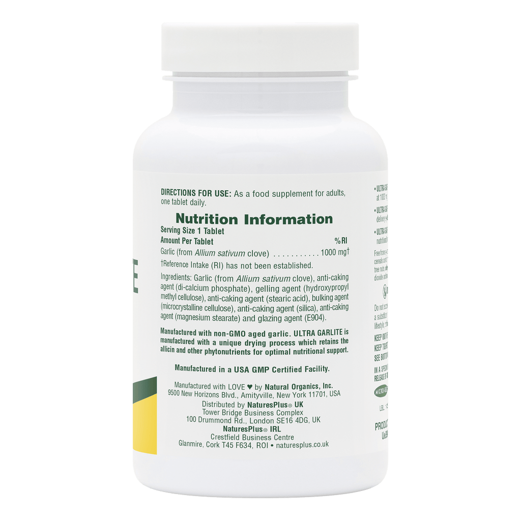 Ultra Garlite® 1000 mg Sustained Release Tablets