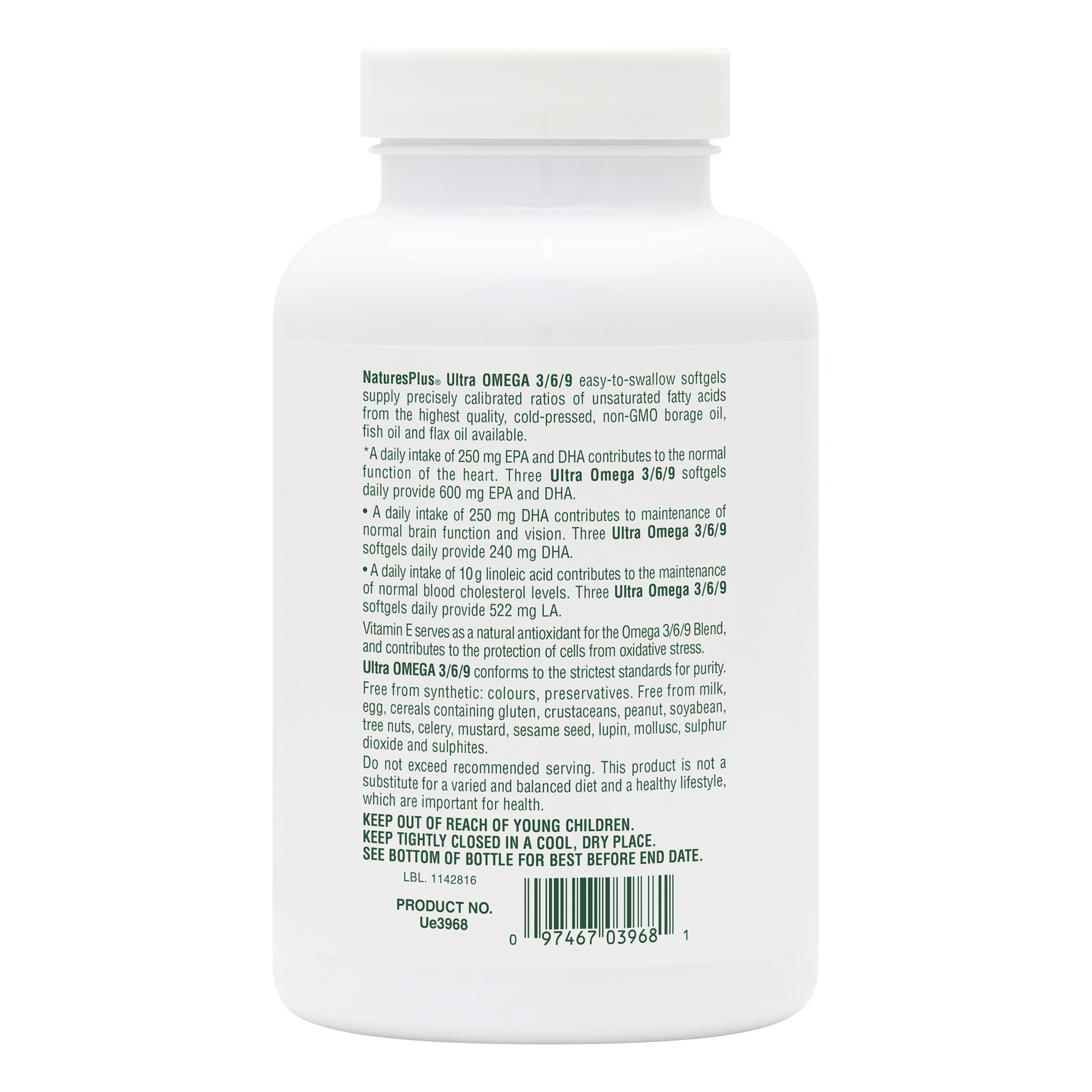 Ultra Omega 3/6/9 Softgels