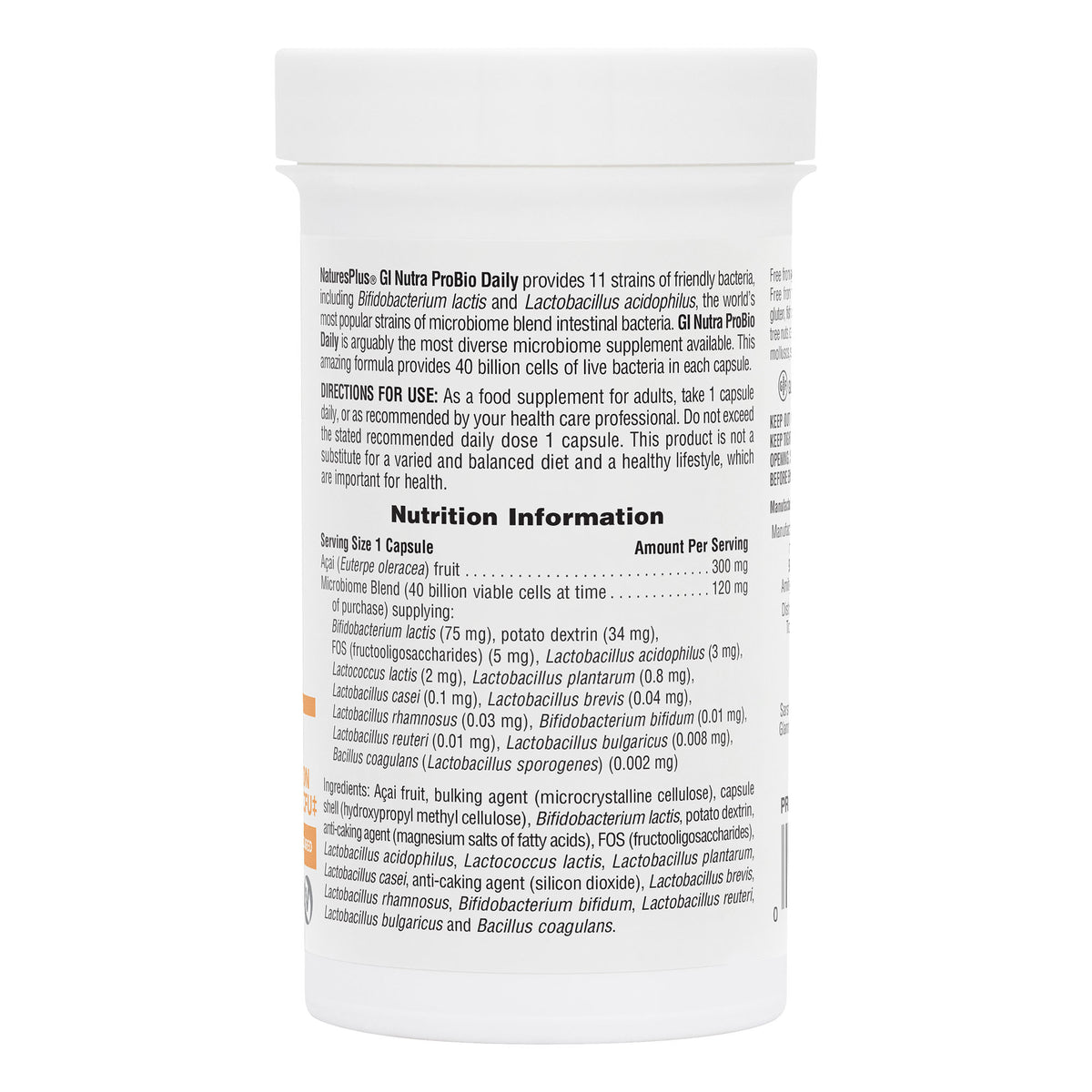 product image of GI NUTRA™ ProBio Daily containing 30 Count