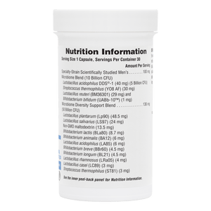 First side product image of GI NUTRA™ Pro Bio Men containing GI NUTRA™ Pro Bio Men