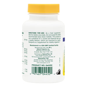 Second side product image of Ultra-Zyme® Tablets containing Ultra-Zyme® Tablets