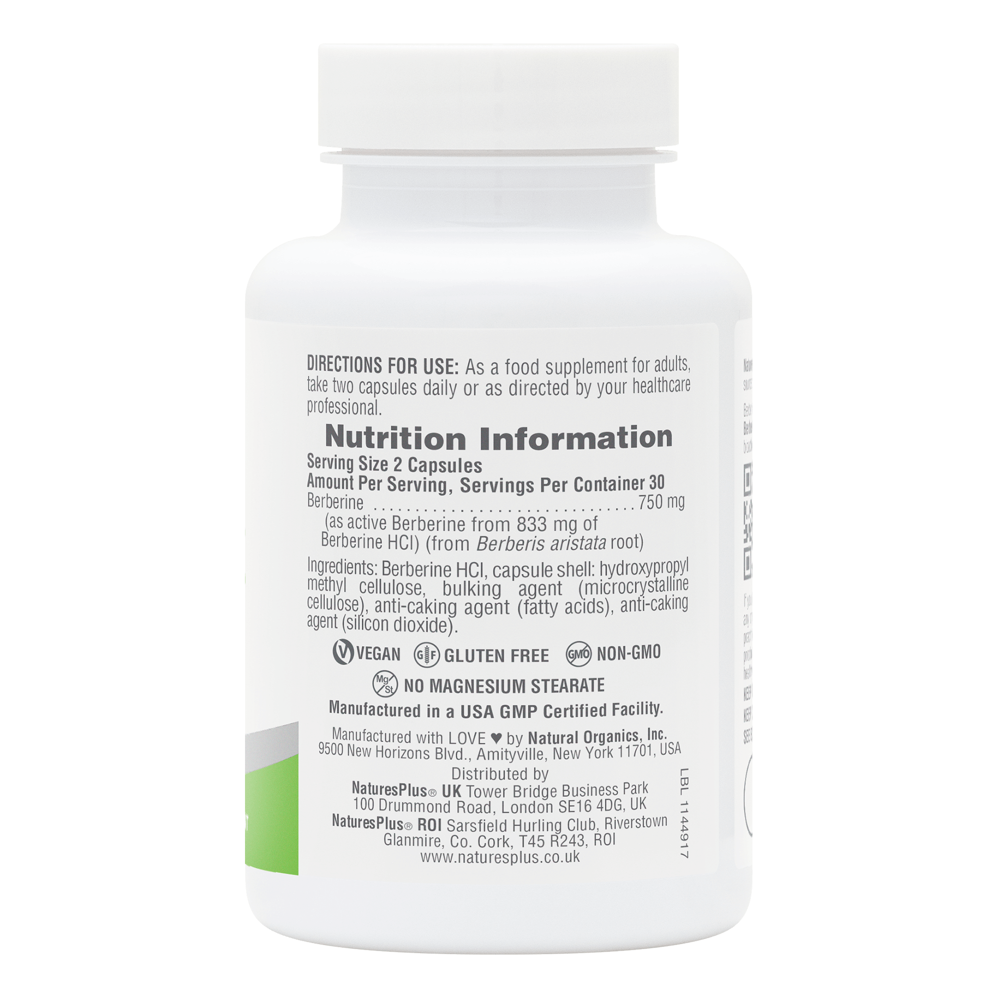 NaturesPlus PRO Berberine 750 MG