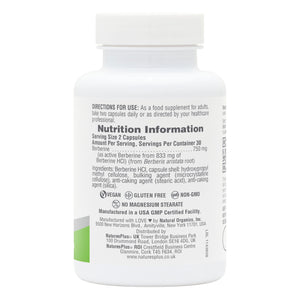 First side product image of NaturesPlus PRO Berberine 750 MG containing NaturesPlus PRO Berberine 750 MG