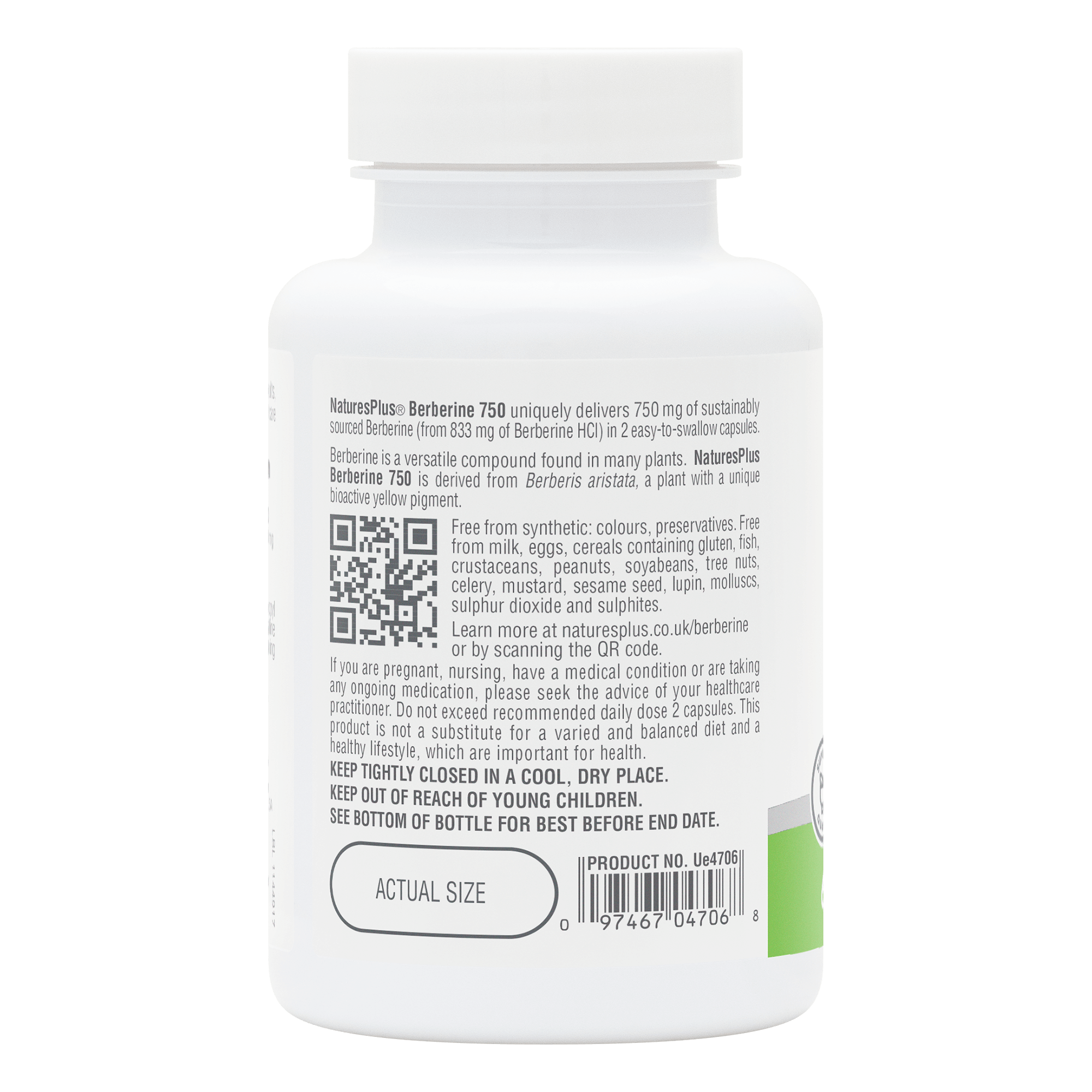 NaturesPlus PRO Berberine 750 MG