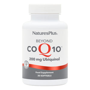 Frontal product image of Beyond CoQ10® 200 mg Softgels containing 30 Count