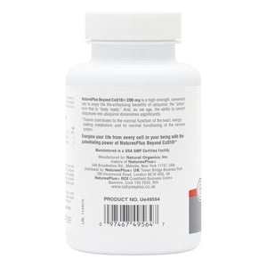Second side product image of Beyond CoQ10® Softgels containing 30 Count