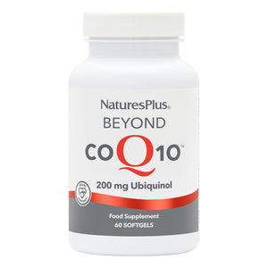 Frontal product image of Beyond CoQ10® 200 mg Softgels containing 60 Count