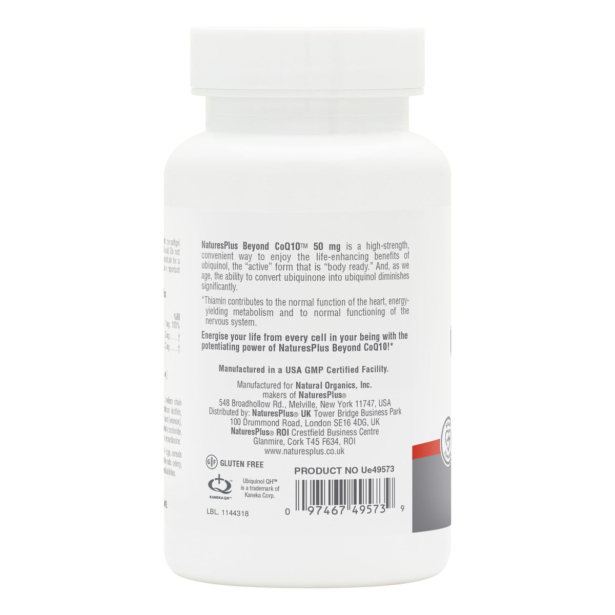 product image of Beyond CoQ10® 50 mg Softgels containing 60 Count