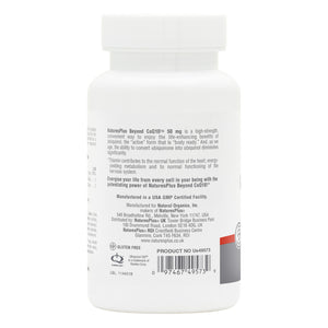 Second side product image of Beyond CoQ10® 50 mg Softgels containing 60 Count
