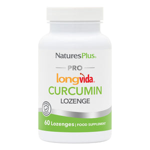 Frontal product image of NaturesPlus PRO Curcumin Longvida® 500 MG Lozenges containing NaturesPlus PRO Curcumin Longvida® 500 MG Lozenges