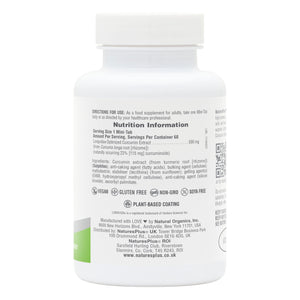 First side product image of NaturesPlus PRO Curcumin Longvida® 500 MG Mini-Tabs containing NaturesPlus PRO Curcumin Longvida® 500 MG Mini-Tabs