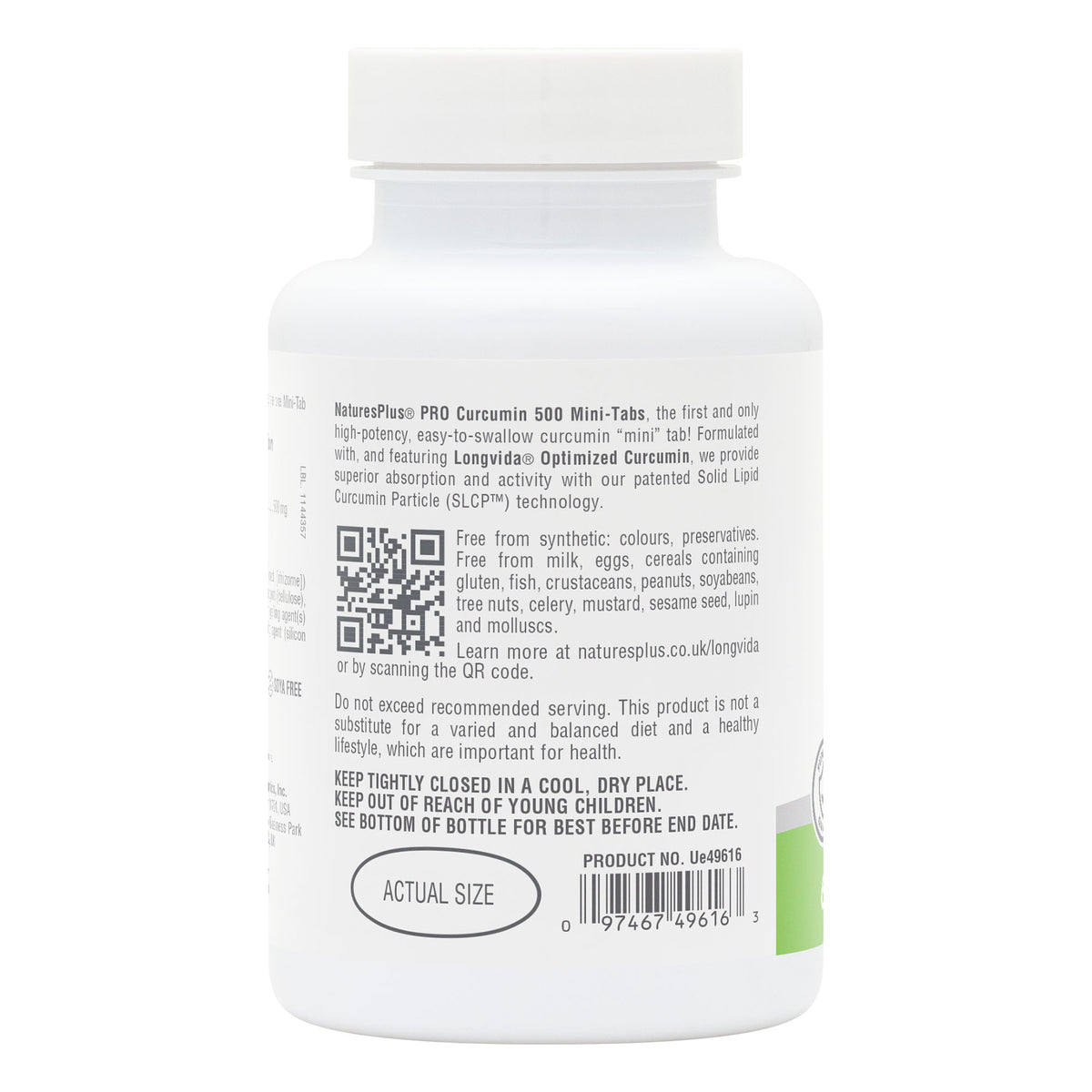 product image of NaturesPlus PRO Curcumin Longvida® 500 MG Mini-Tabs containing NaturesPlus PRO Curcumin Longvida® 500 MG Mini-Tabs