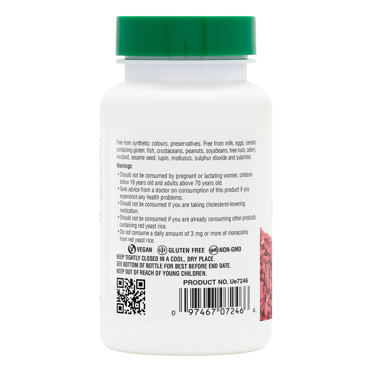 product image of Herbal Actives Red Yeast Rice Capsules containing 60 Count
