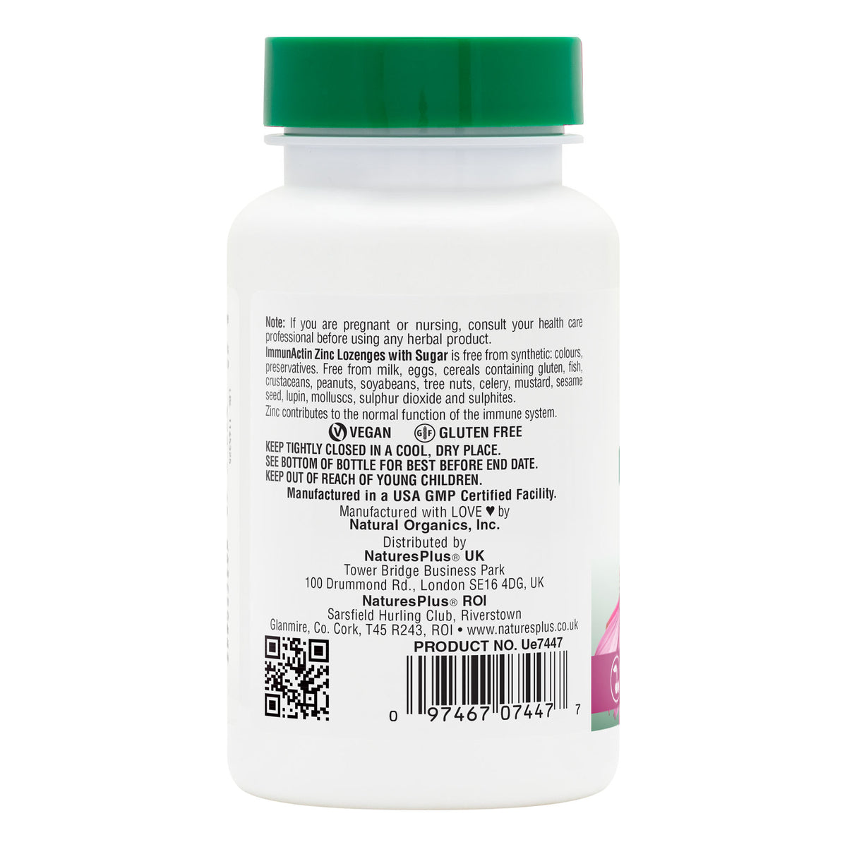 product image of Herbal Actives ImmunActin® Zinc Lozenges containing 60 Count