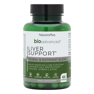 Frontal product image of BioAdvanced Liver Support Capsules containing BioAdvanced Liver Support Capsules