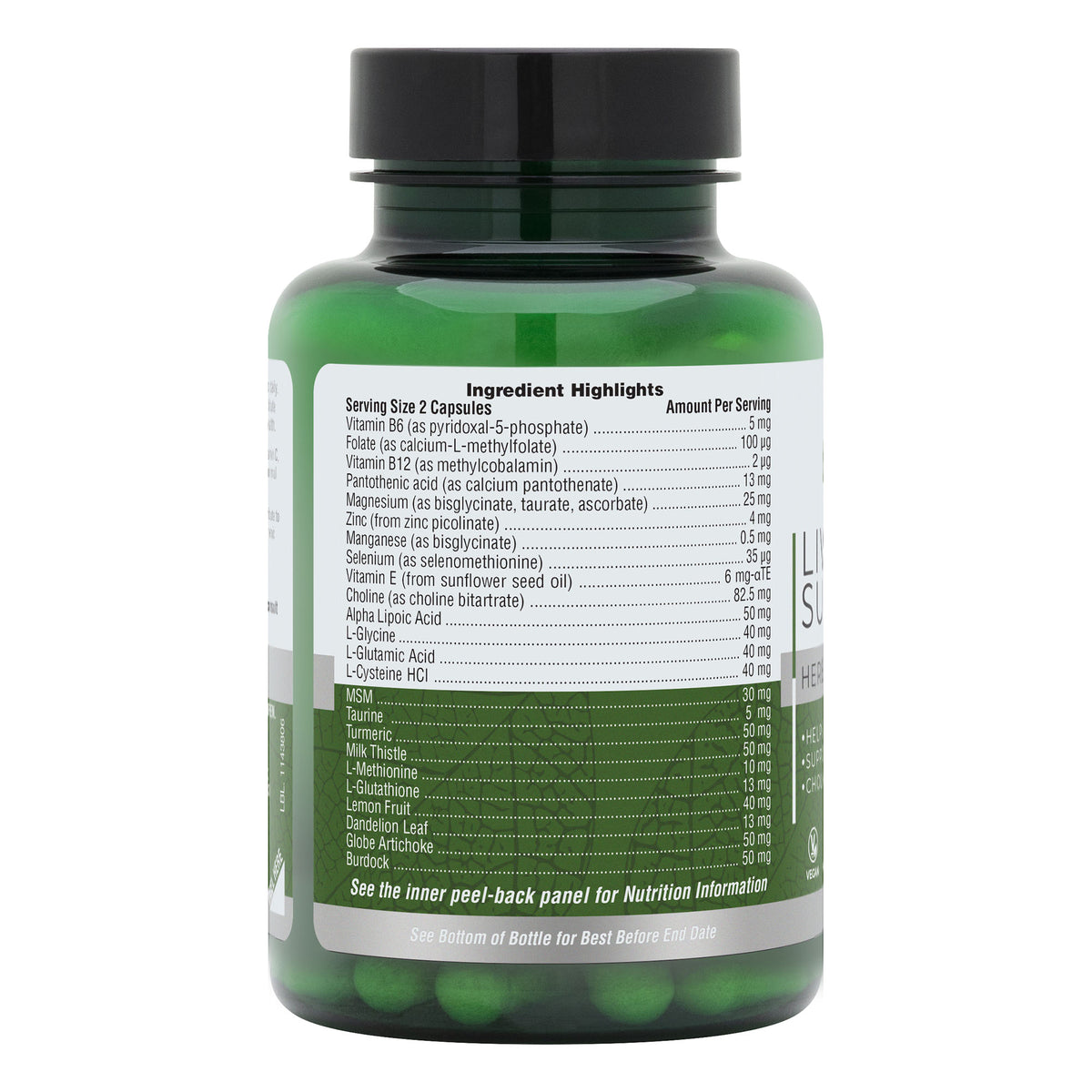 product image of BioAdvanced Liver Support Capsules containing BioAdvanced Liver Support Capsules