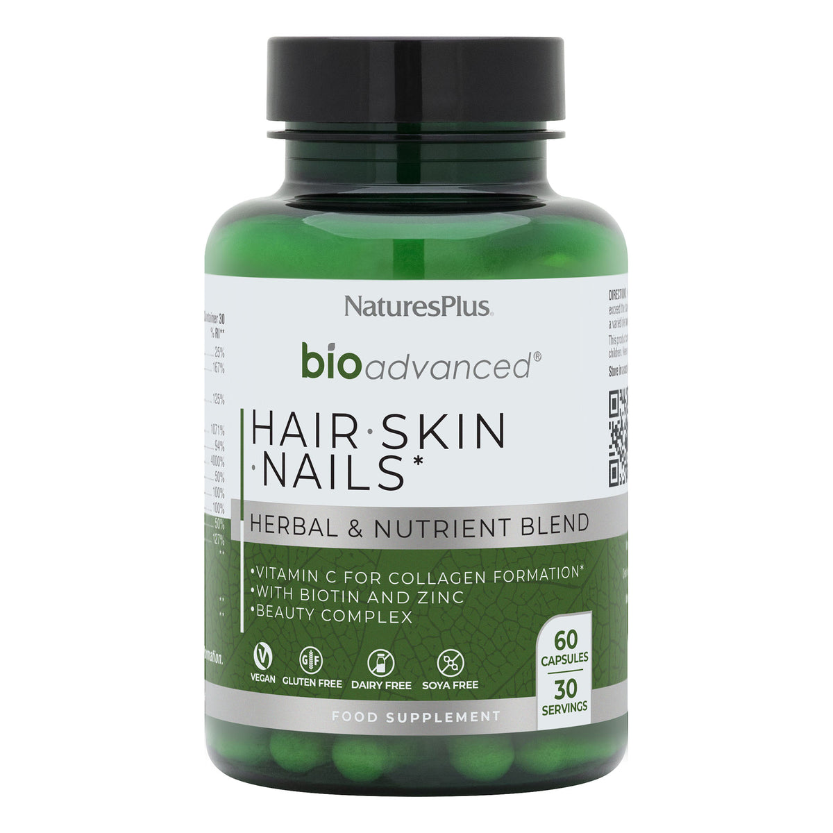 product image of BioAdvanced Hair, Skin and Nails Capsules containing BioAdvanced Hair, Skin and Nails Capsules