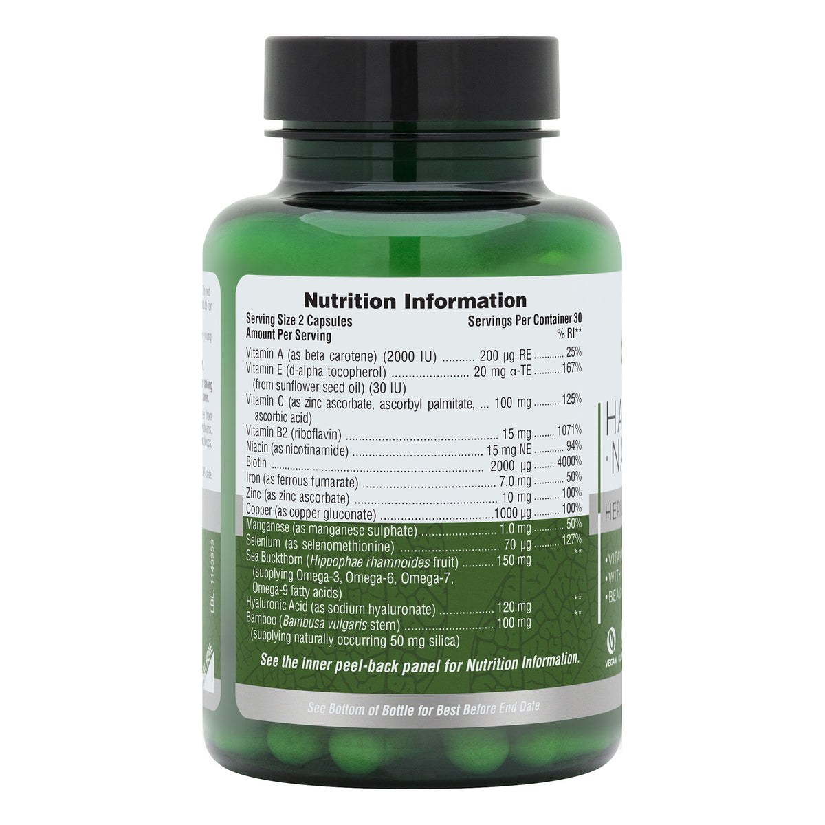 product image of BioAdvanced Hair, Skin and Nails Capsules containing BioAdvanced Hair, Skin and Nails Capsules
