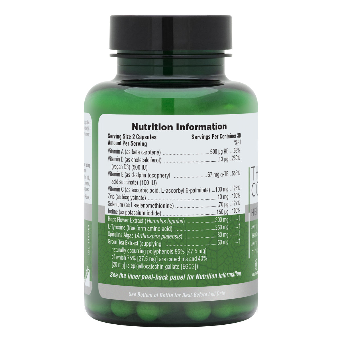 product image of BioAdvanced Thyroid Complex Capsules containing BioAdvanced Thyroid Complex Capsules