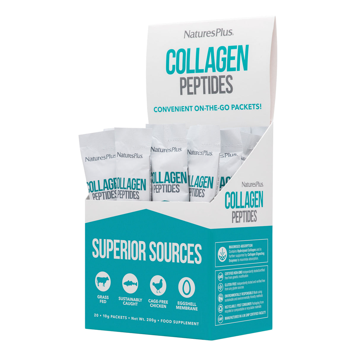 product image of Collagen Peptides Packets containing 210 GR