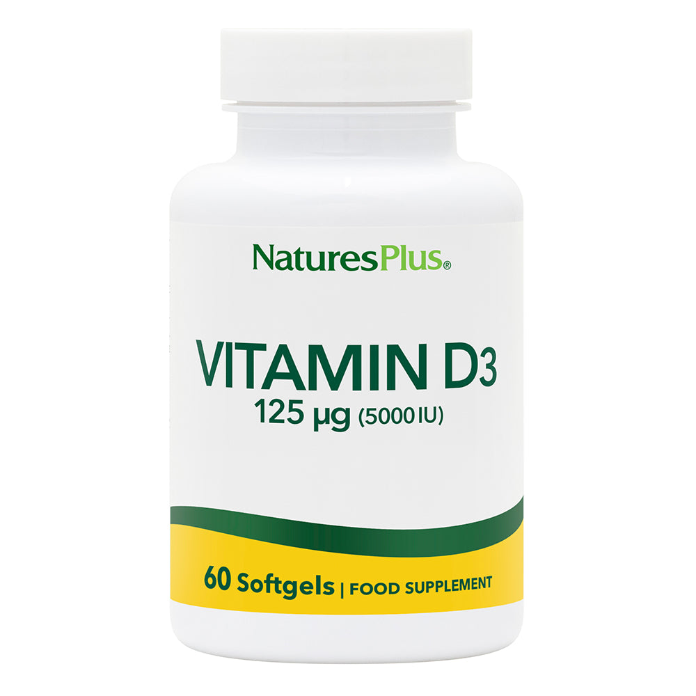 product image of Vitamin D3 5000 IU Softgels containing Vitamin D3 5000 IU Softgels