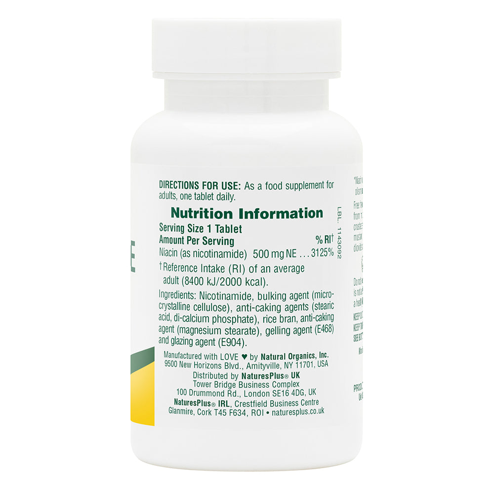 product image of Niacinamide 500 mg Tablets containing Niacinamide 500 mg Tablets
