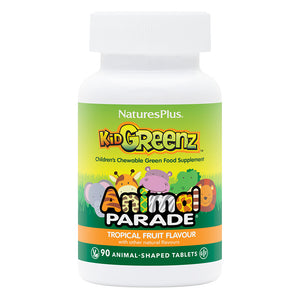 Frontal product image of Animal Parade® KidGreenz® Children's Chewables containing Animal Parade® KidGreenz® Children's Chewables