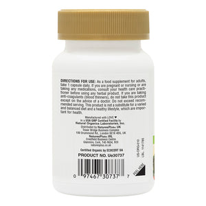 Second side product image of Source of Life® Garden Vitamin K2 120 mcg Capsules containing 60 Count