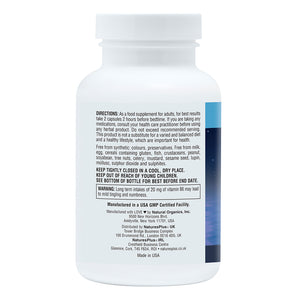 Second side product image of Magnesium NightTime Capsules containing Magnesium NightTime Capsules