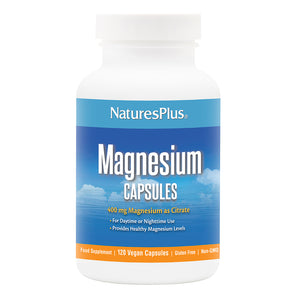 Frontal product image of Magnesium Capsules containing Magnesium Capsules