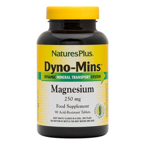 Frontal product image of DYNO-MINS Magnesium Tablets containing DYNO-MINS Magnesium Tablets