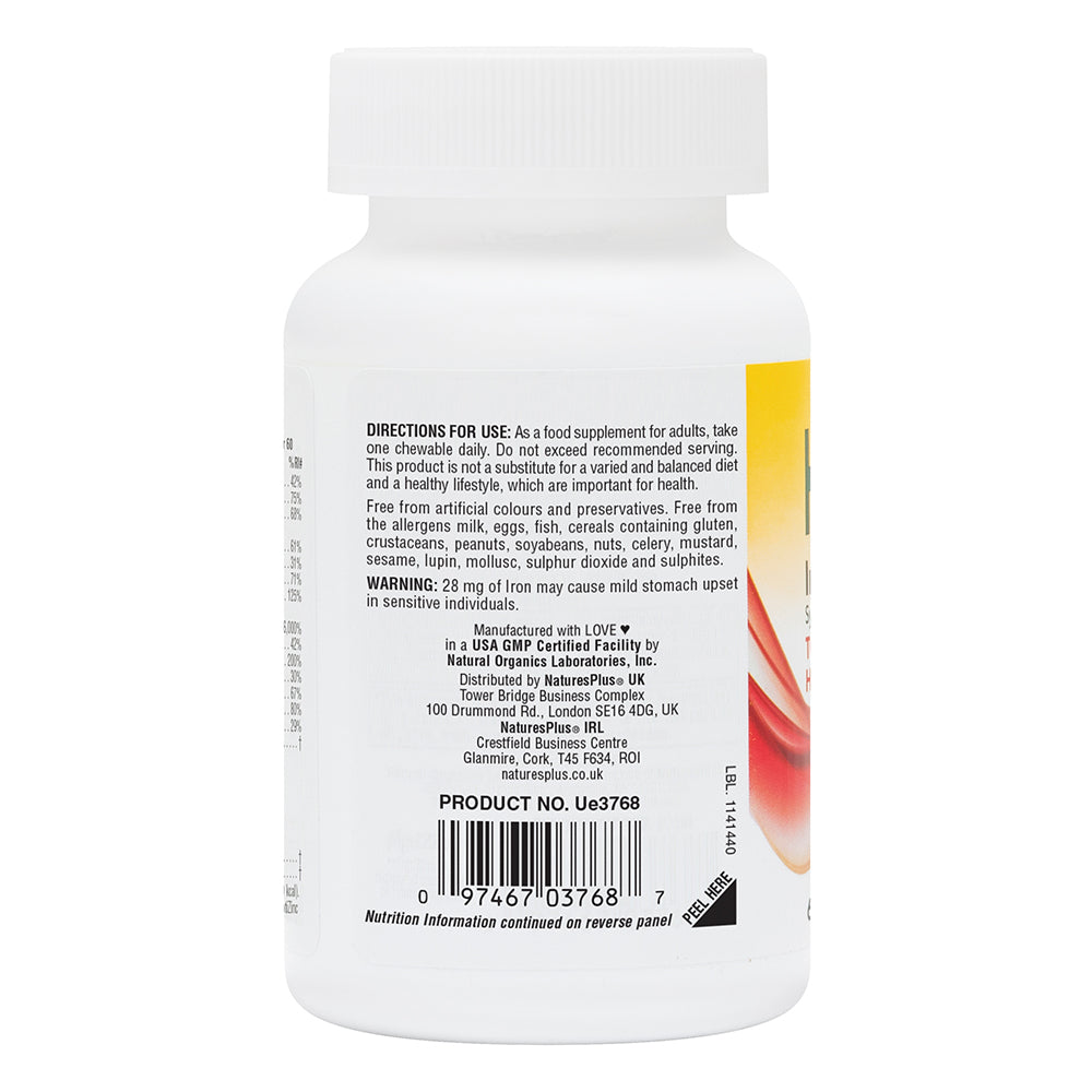 product image of HEMA-PLEX® Iron Chewables containing 60 Count