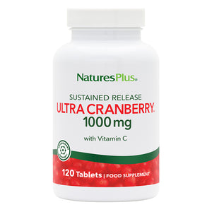 Frontal product image of Ultra Cranberry 1000® Sustained Release Tablets containing 120 Count