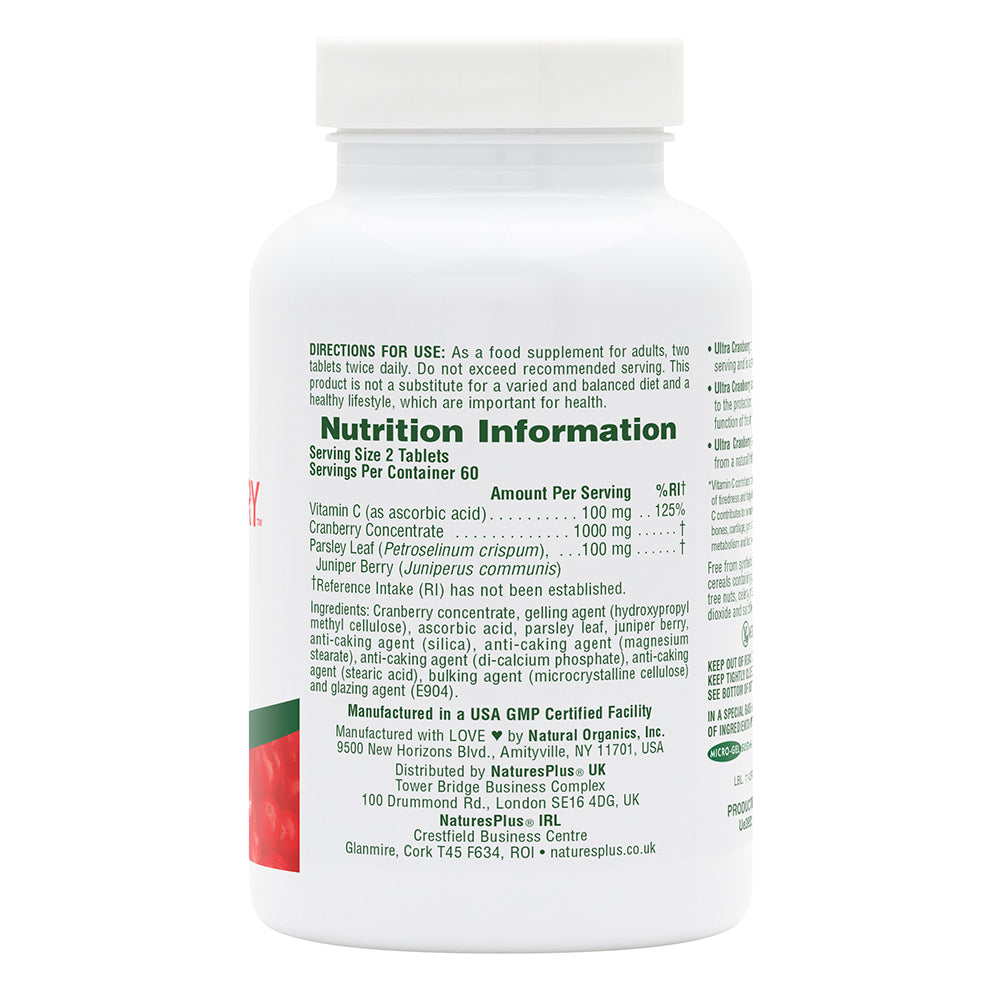product image of Ultra Cranberry 1000® Sustained Release Tablets containing 120 Count