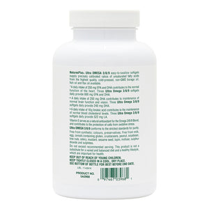 Second side product image of Ultra Omega 3/6/9 Softgels containing 90 Count