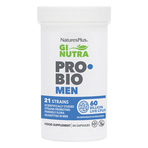 Frontal product image of GI NUTRA® Probiotic Men containing GI NUTRA® Probiotic Men