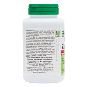 Second side product image of Herbal Actives ImmunActin® Zinc Lozenges containing 60 Count