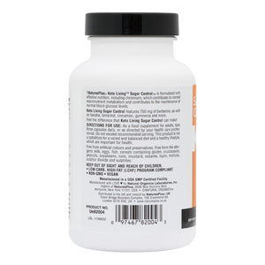 Second side product image of KetoLiving™ Sugar Control Capsules containing 90 Count